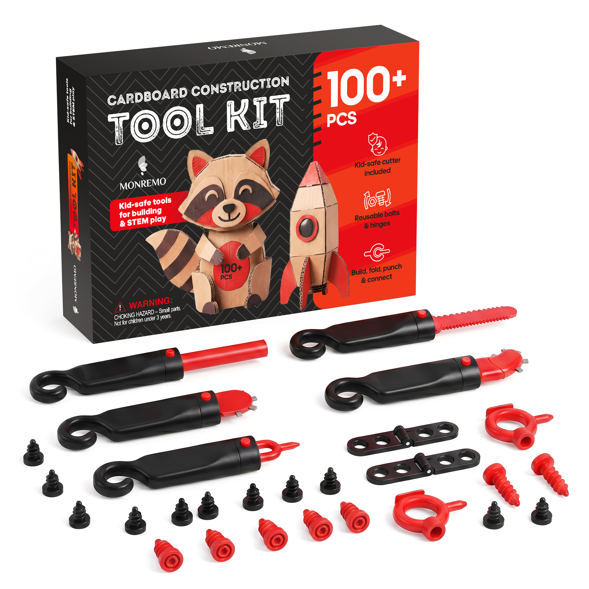 MONREMO cardboard construction tool kit — listing image 1